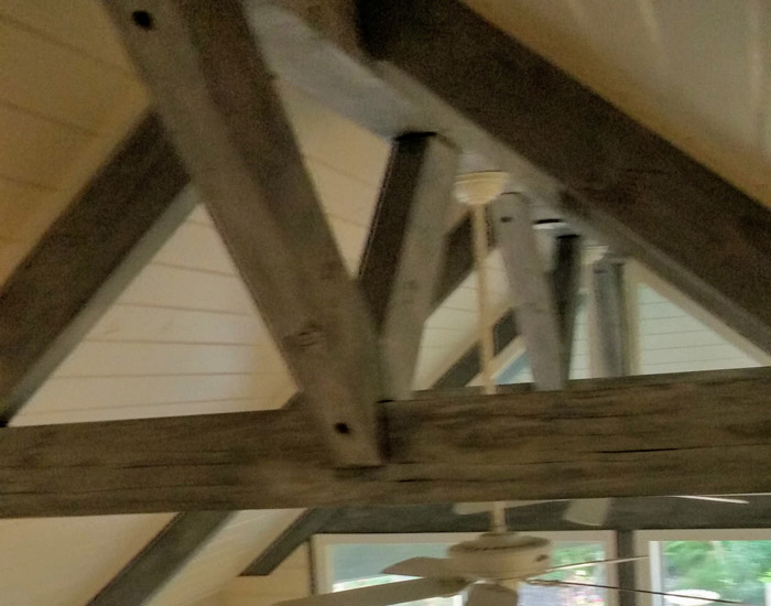 timber framing in home